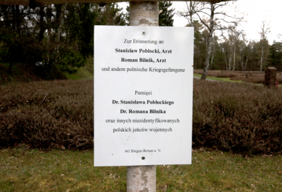 Polish burial ground and the first memorial plaque -  
