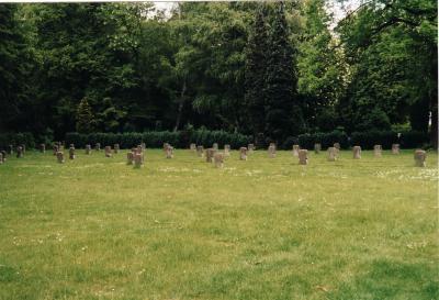 Graves at the catholic graveyard in Braunschweig  -  