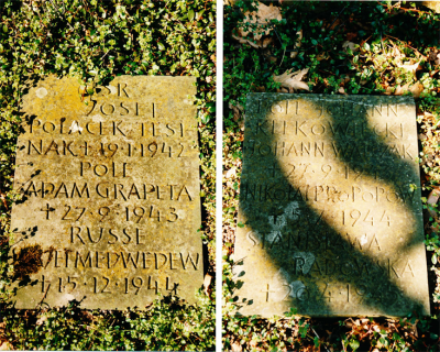 Grabsteine polnischer Opfer des Zweiten Weltkrieges in Langenhagen -  