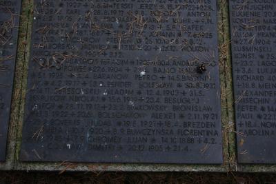 Monument, memorial plaques and information board -  