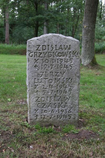 Tombstones with polish names -  