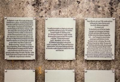 Impressionen der Gedenkstätte des Außenlagers Schillstraße in Braunschweig -  