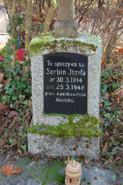 Ukrainisches Denkmal und polnische Grabsteine -  